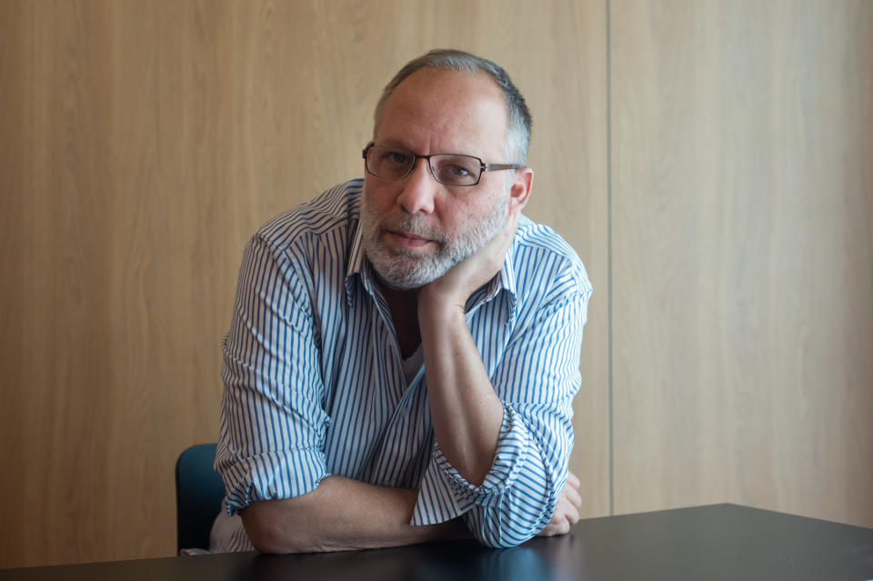 MADRID, SPAIN - JULY 24: U.S. film director Ira Sachs poses during an interview for his film 'Passages' at the Barcelo Torre Hotel, July 24, 2023, in Madrid, Spain. 'Passages' is the upcoming French romantic drama film directed by Ira Sachs and starring Franz Rogowski, Ben Whishaw and Adele Exarchopoulos. It depicts a longtime male couple, one of whom has an affair with a woman. (Photo By Gustavo Valiente/Europa Press via Getty Images)