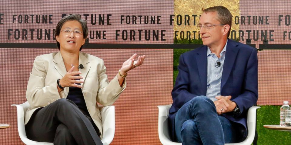 AMD CEo Lisa Su, VMware CEO Pat Gelsinger