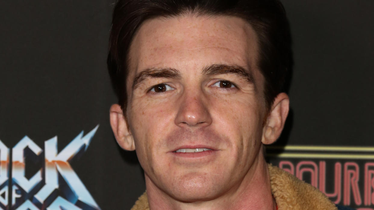  Actor Drake Bell attends the opening night of "Rock Of Ages" at The Bourbon Room. 