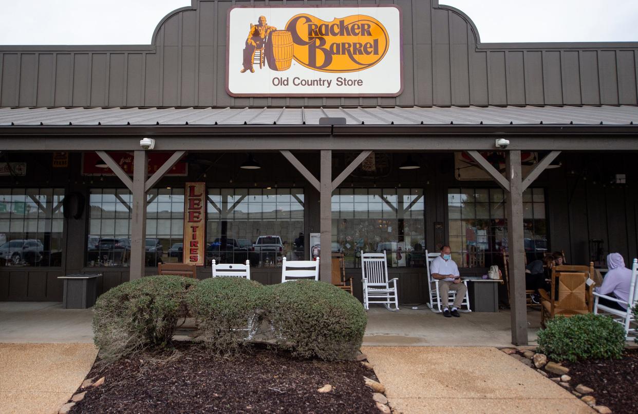 Cracker Barrel, seen here on Thursday, Nov. 11, 2021 near Interstate 55 in Jackson, will be one of several restaurants that will be open during Thanksgiving.