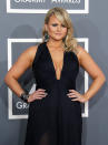 If country musician Miranda Lambert’s deep V could go any lower, it probably would.