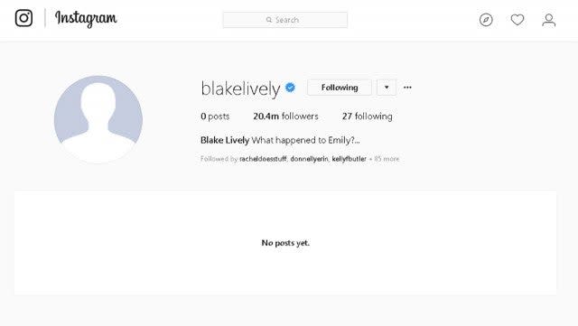 Blake Lively&#39;s Instagram