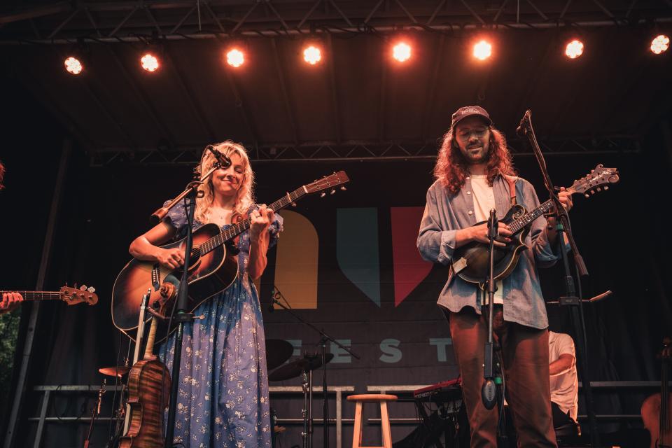 AVLFest made its debut Aug. 3-6, 2023 across Asheville with acts including Watchhouse, who performed at The Outpost.