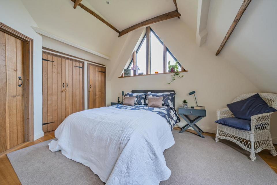 East Anglian Daily Times: One of the bedrooms in Lime Barn