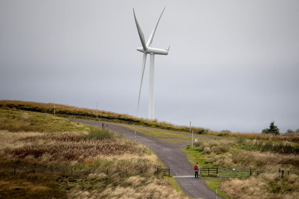 Whitelee Wind Farm, Eaglesham, Glasgow, Scotland. (Duncan McGlynn for NBC News)