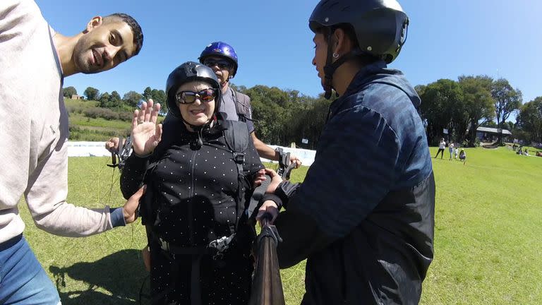 “Es una sensación de libertad, de plenitud, porque son 15 minutos de plena felicidad”, resume Nancy Bennun