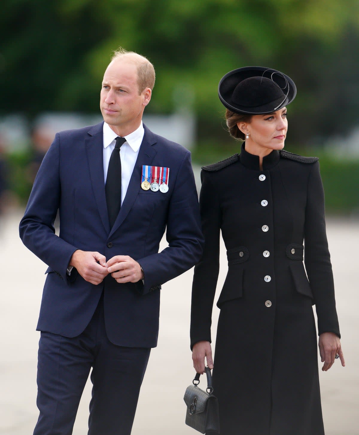 The Prince and Princess of Wales at the Army Training Centre Pirbright (Peter Byrne/PA) (PA Wire)