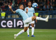 Soccer Football - Champions League - Group Stage - Group F - Shakhtar Donetsk v Manchester City - Metalist Stadium, Kharkiv, Ukraine - October 23, 2018 Manchester City's Gabriel Jesus in action REUTERS/Gleb Garanich