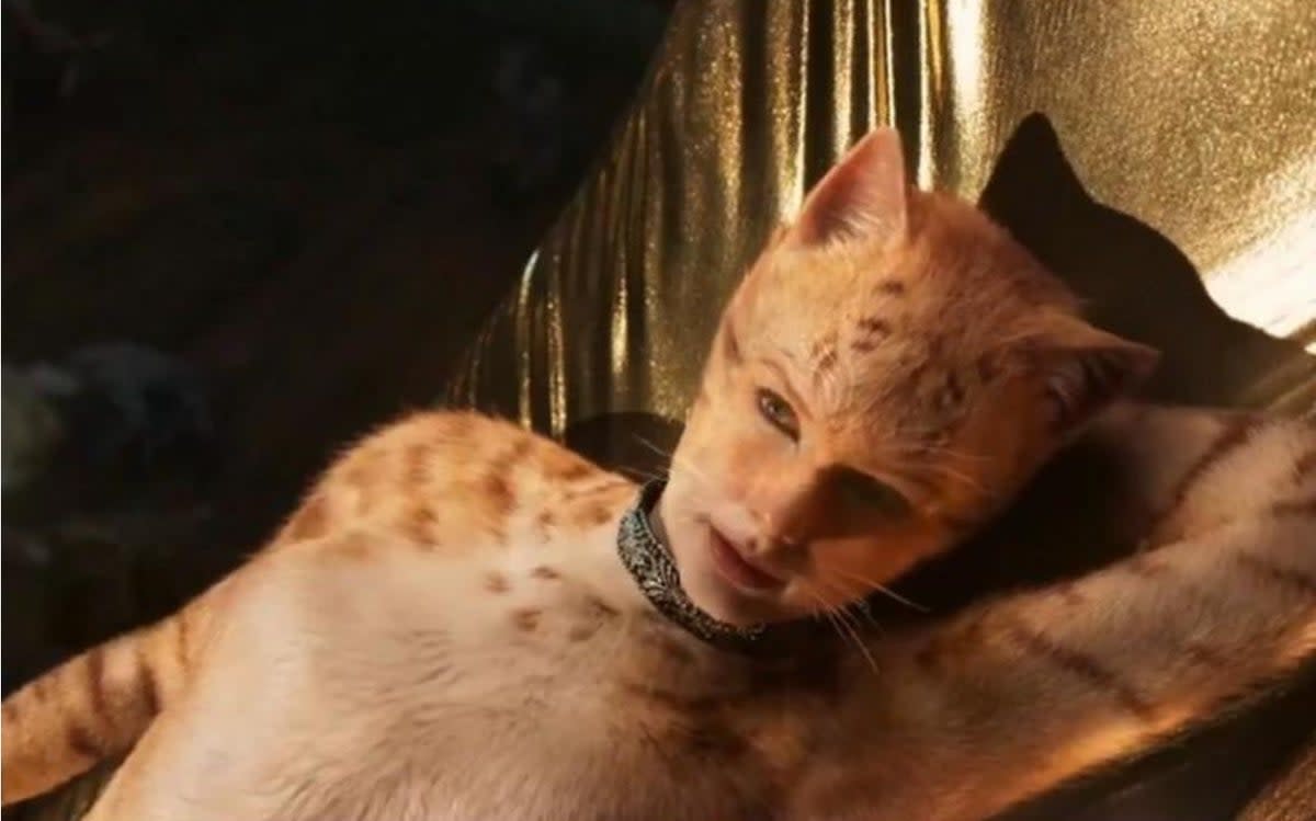 Taylor Swift as Bombalurina in the Cats movie (Universal)