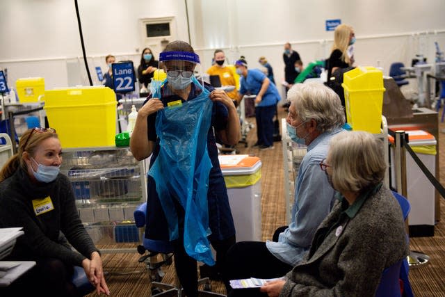 A seven-day vaccination centre has been set up at Villa Park in Birmingham, the home of Premier League club Aston Villa 