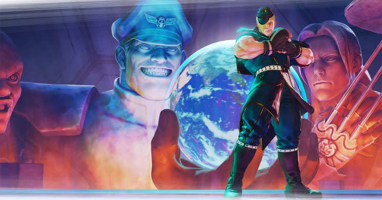 Street Fighter V DLC character Ed on the Four Kings stage