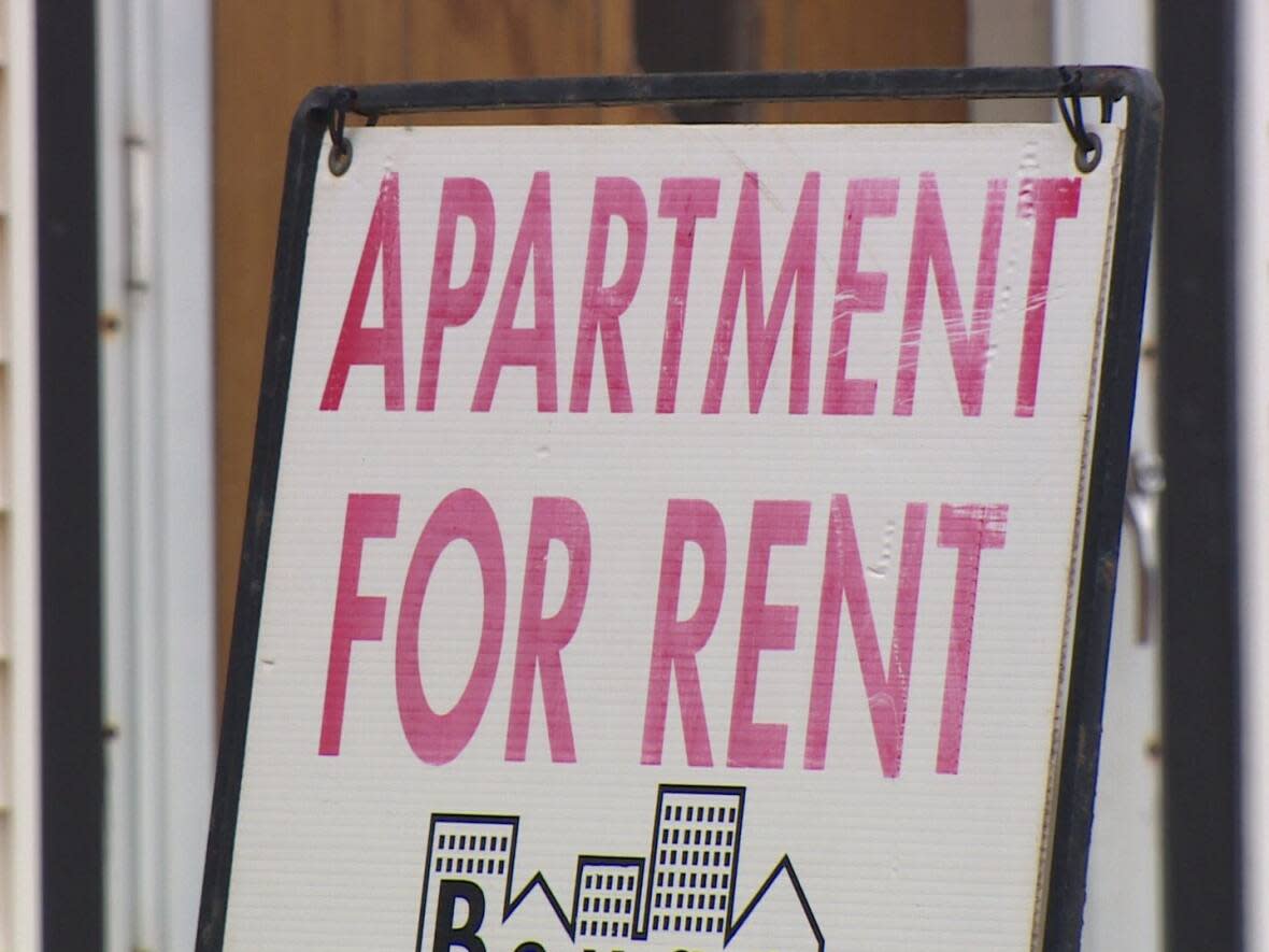 A sign reading 'Apartment for Rent' is seen in this file photo. Amendments to the Residential Tenancy Act are being debated at the Nova Scotia Legislature. (CBC - image credit)