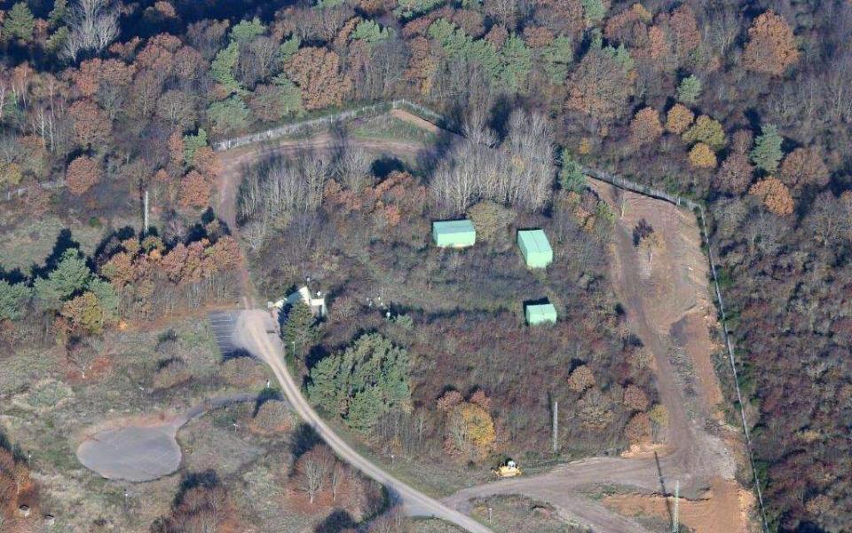 An aerial view of the above-ground parts of the bunker complex - Shutterstock