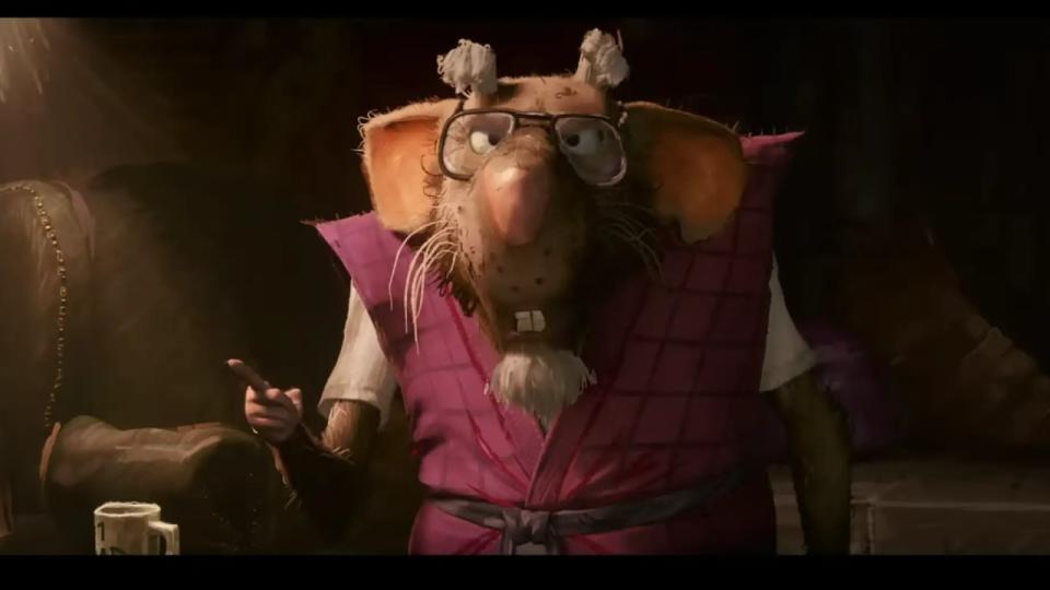 Master Splinter in Teenage Mutant Ninja Turtles: Mutant Mayhem