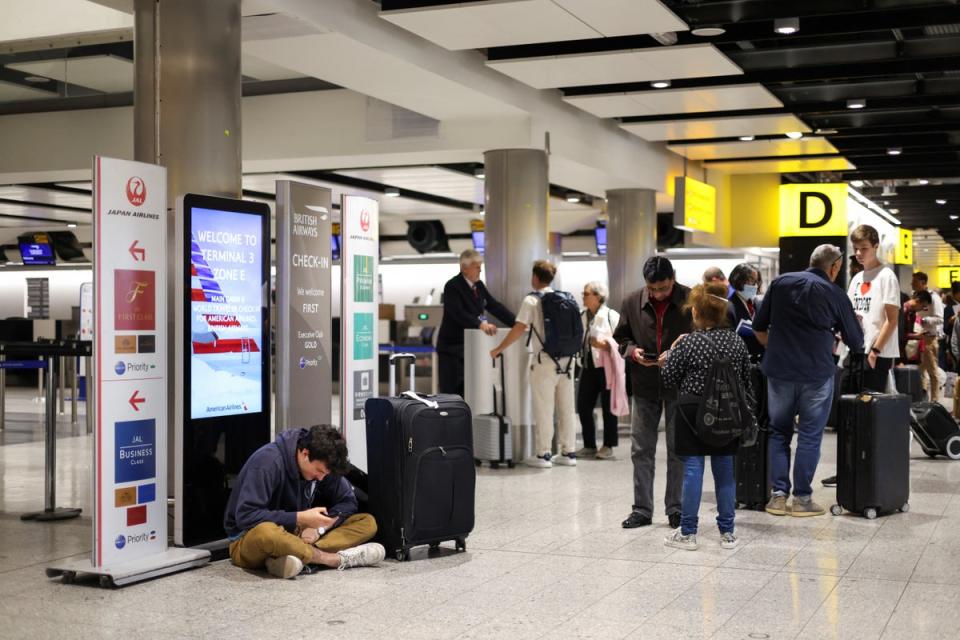 Heathrow Terminal 3:  a perfect place to feel the spirit of mobility – and talk to fellow passengers (Reuters)