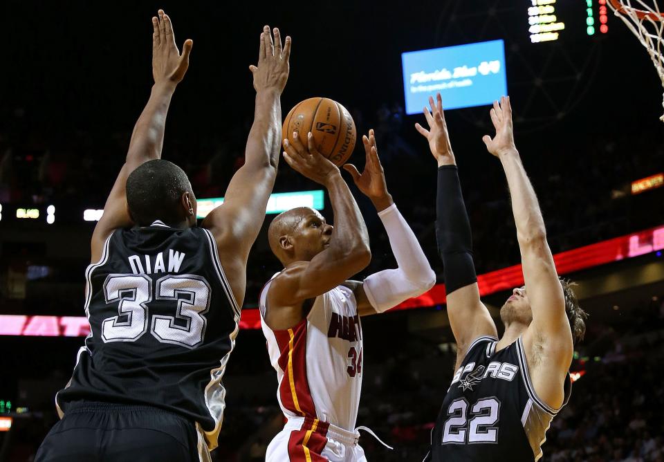 San Antonio Spurs v Miami Heat