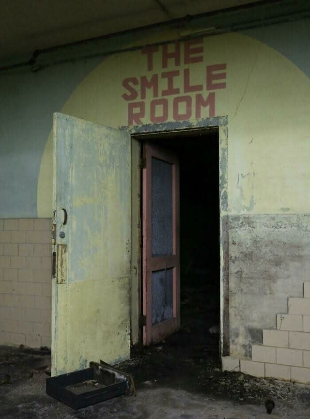 Entrance to "The Smile Room"