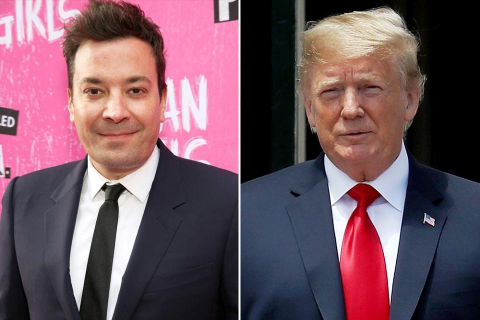 Jimmy Fallon and Donald Trump