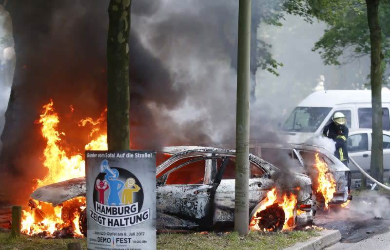 Demonstrationen, Gewalt und Gipfeltreffen – die Bilder von G20 in Hamburg