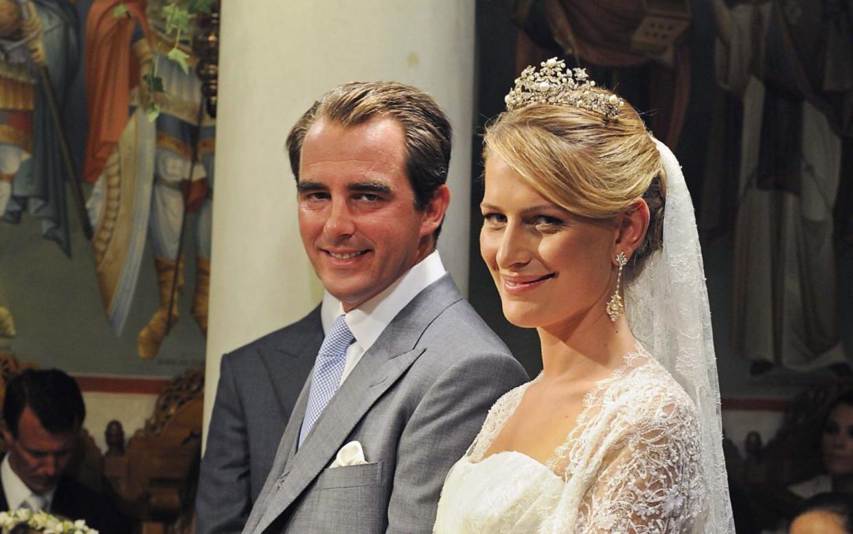 The royal couple married in Spetses in 2010