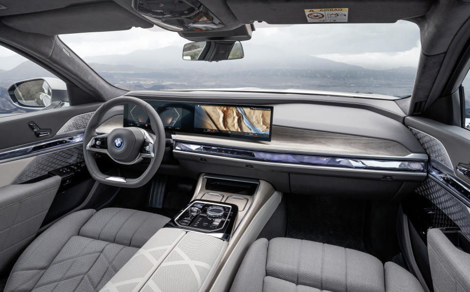 El sedán eléctrico BMW i7