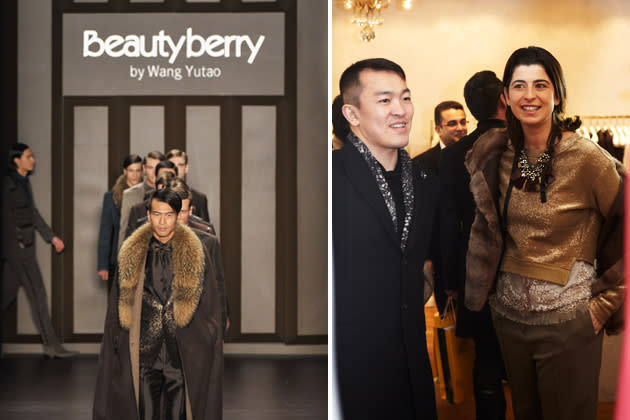 Geste des Respekts: Wang Yutao besuchte den Schumacher Salon (Fotos: Getty Images/ Schumacher)