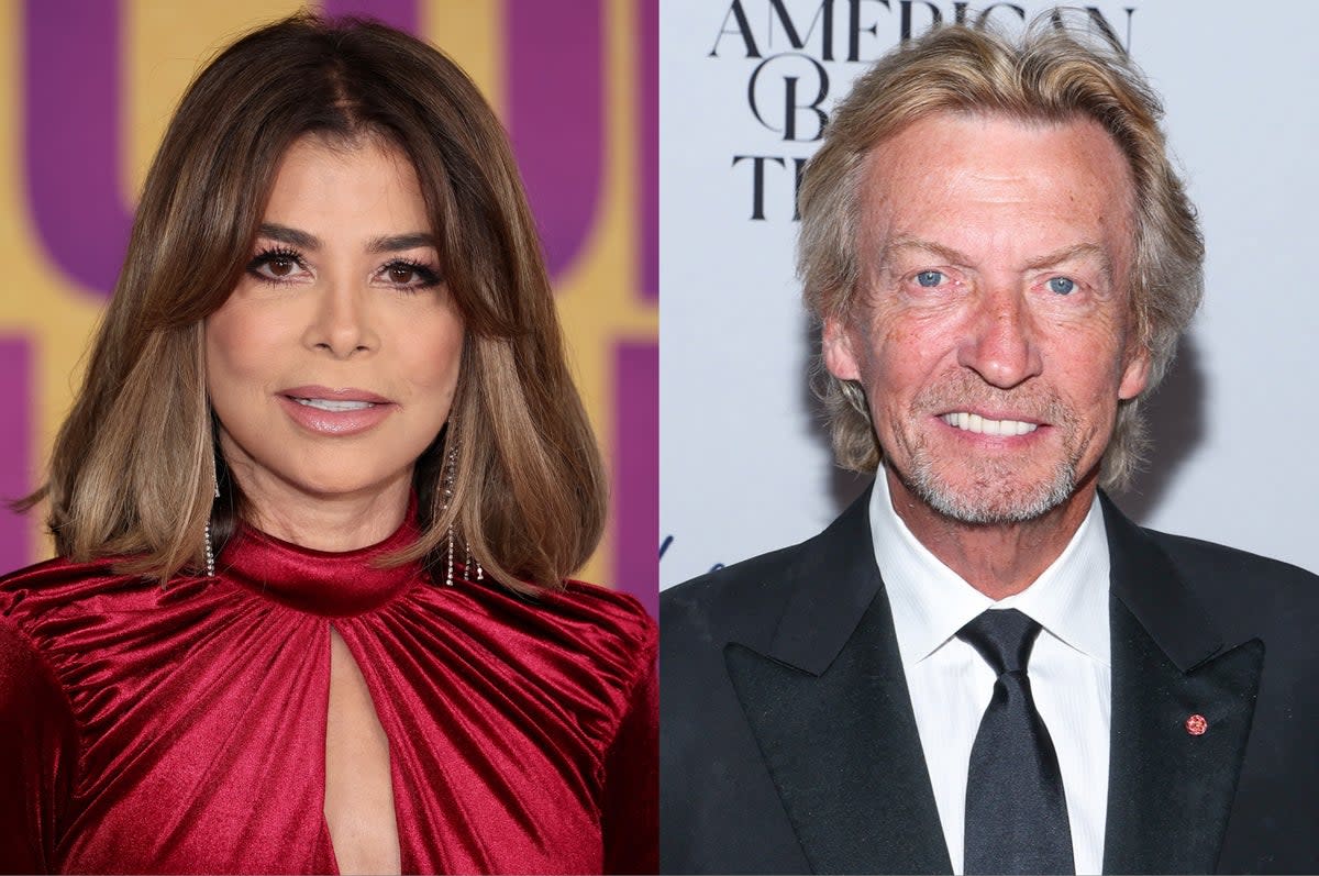 Paula Abdul (left) is suing TV executive Nigel Lythgoe for sexual assault (Getty)