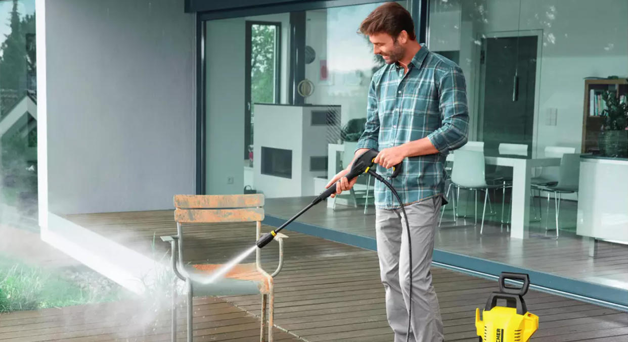 This pressure-washer will get your garden summer-ready. (Kärcher)