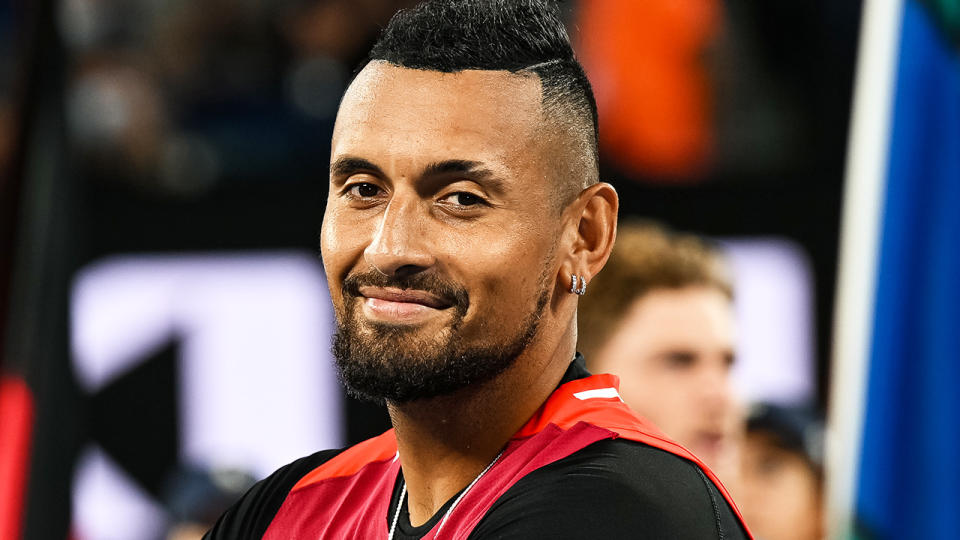 Nick Kyrgios made several brave admissions about the state of his own mental health over the last few years in a candid Q&A on Instagram earlier this week. (Photo by TPN/Getty Images)