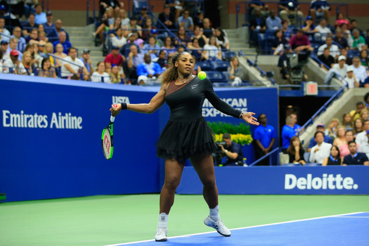 Serena Williams has withdrawn from the China Open, officially ending her 2018 season. (Photo by Chris Trotman/Getty Images)