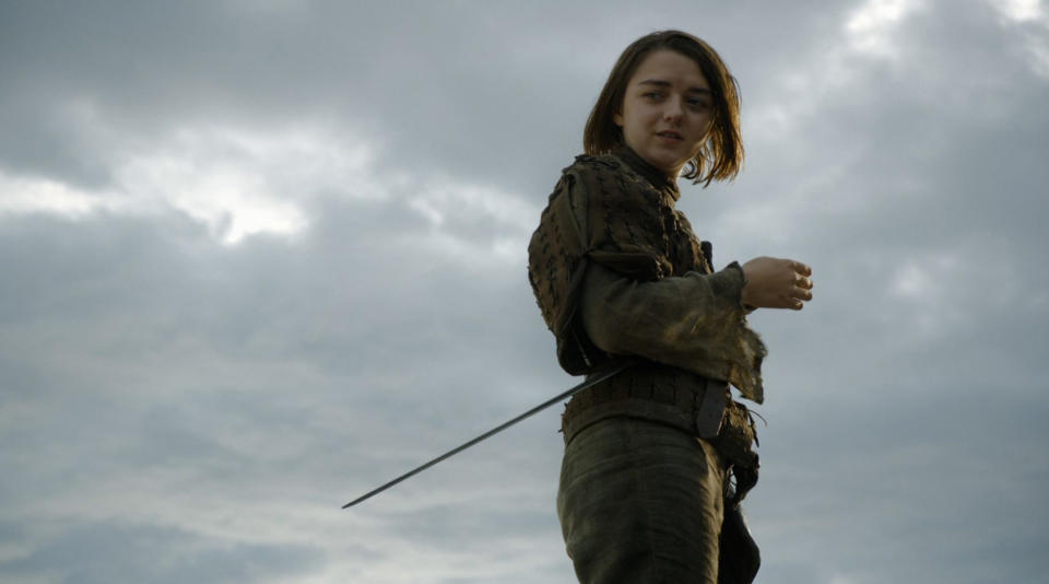 So sah Maisie Williams in ihrer Rolle als Arya Stark aus (Bild: ddpimages)