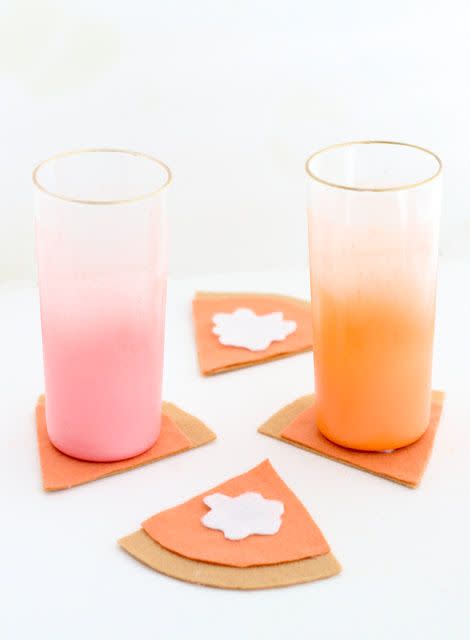 Pumpkin Pie Coasters