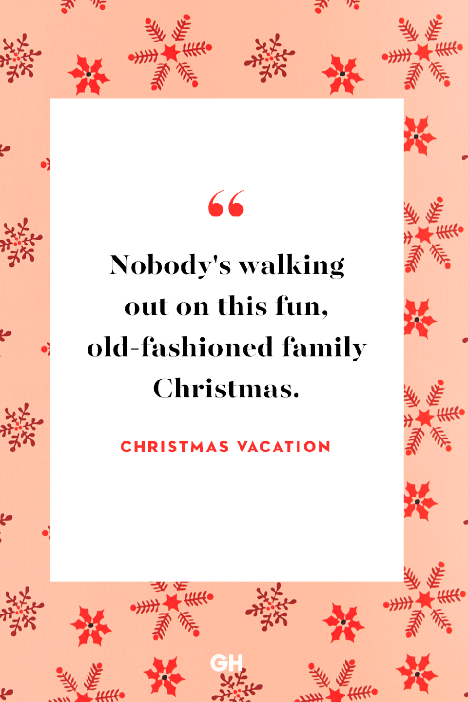 <p>Nobody's walking out on this fun, old-fashioned family Christmas. </p>