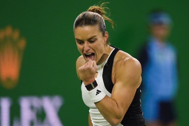 Poco a poco Maria Sakkari recupera confianza y nivel, por eso está en una nueva final grande