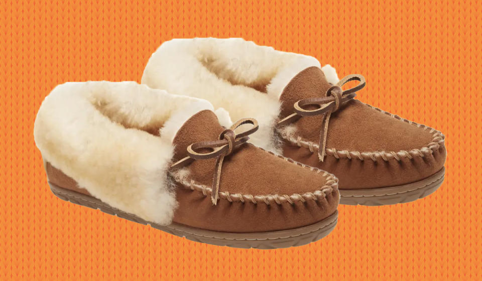 Shearling slippers