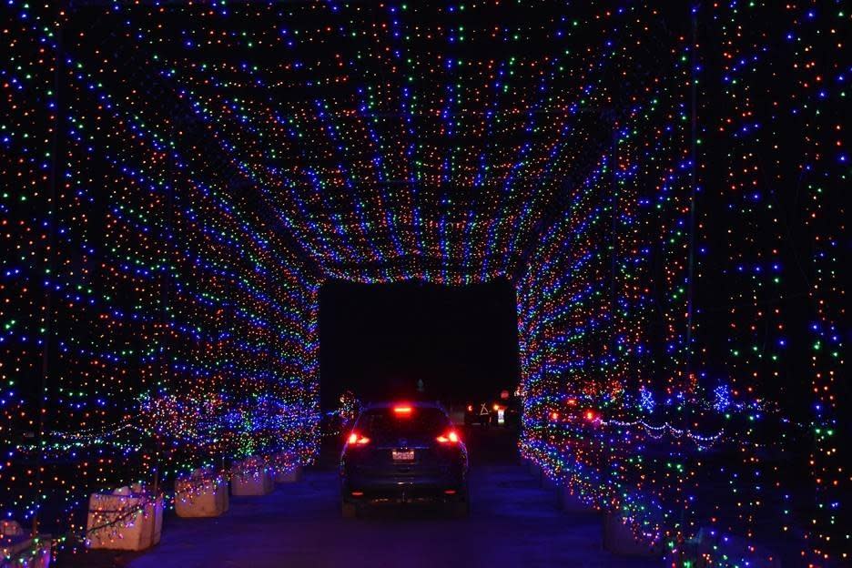 A mile-long drive-thru holiday lights experience will run Nov. 13-Jan. 2 at Gillette Stadium.