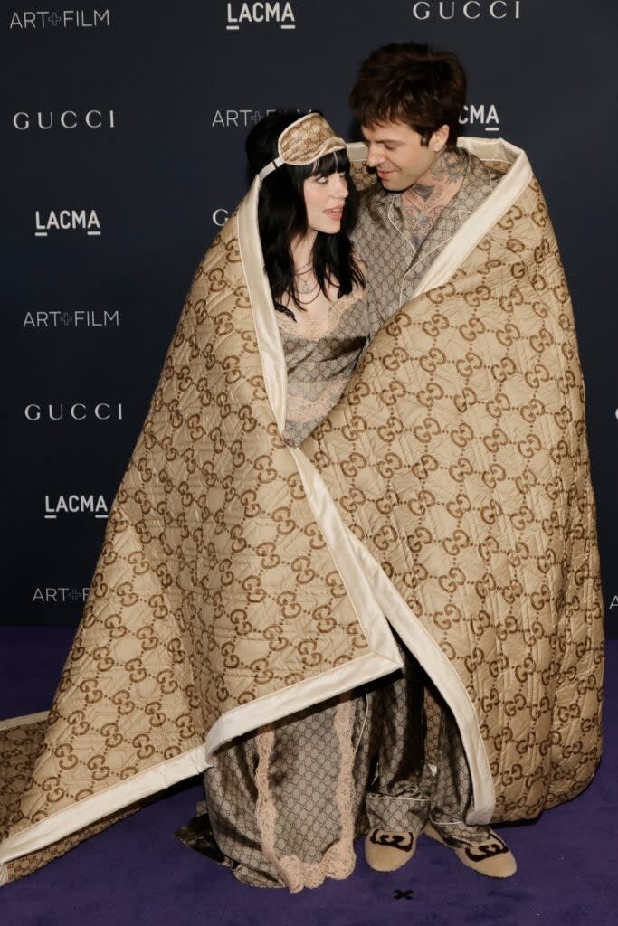 Billie Eilish and Jesse Rutherford attend the 11th Annual LACMA Art + Film Gala at Los Angeles County Museum of Art on November 05, 2022 in Los Angeles, California.