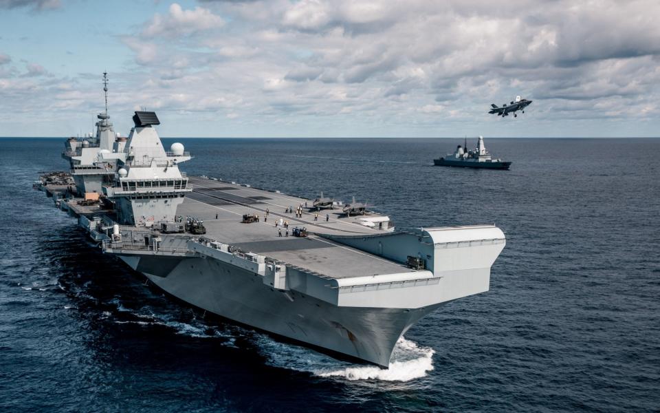 Royal Navy carriers require supply ships to operate - PA