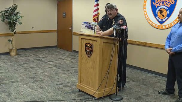 PHOTO: Lakeland Police Chief Sam Taylor speaks in a press conference in Lakeland, Fl., following a shooting on Jan. 30, 2023. (TVU 13)