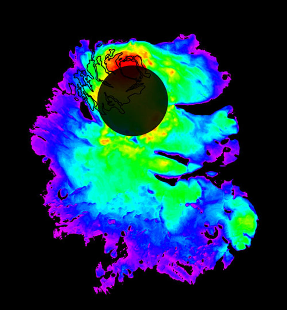 Image: Martian south pole (NASA)