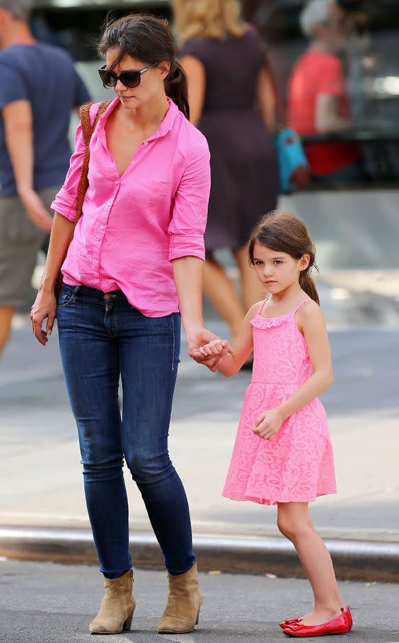 Katie Holmes et Suri Cruise 