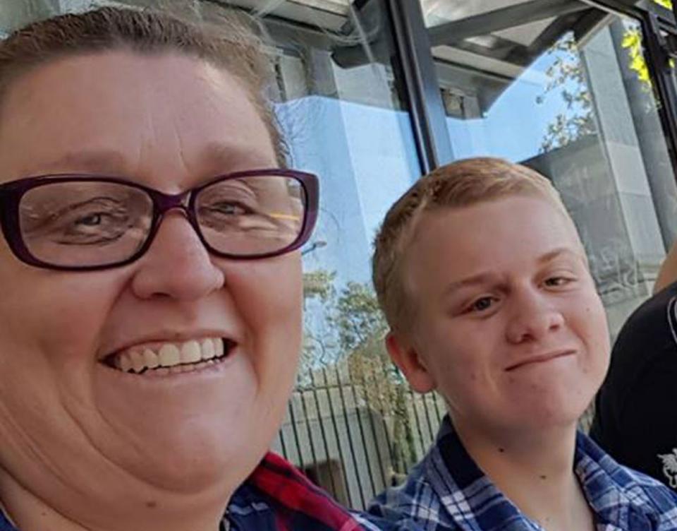 Vision impaired son starts job in Adelaide Kmart