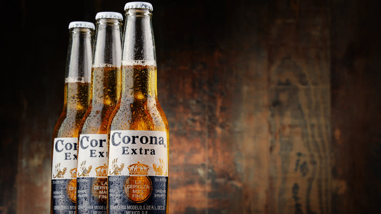 Bottles of Corona Extra