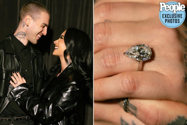 <p>Angelo Kritikos/Splash by Shutterstock </p> Demi Lovato is engaged to Jordan "Jutes" Lutes.