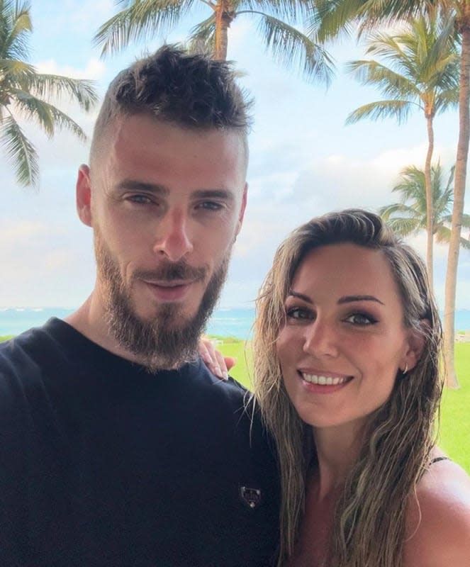 Edurne y De Gea