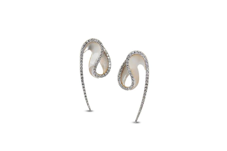 18) Talay Wave Mother-of- Pearl Earrings
