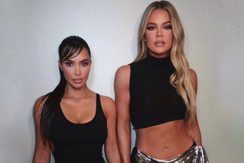 <p>Kim Kardashian/Instagram</p> Kim Kardashian and Khloé Kardashian