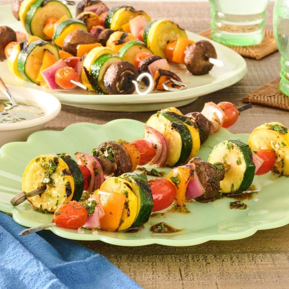 grilled veggie skewers