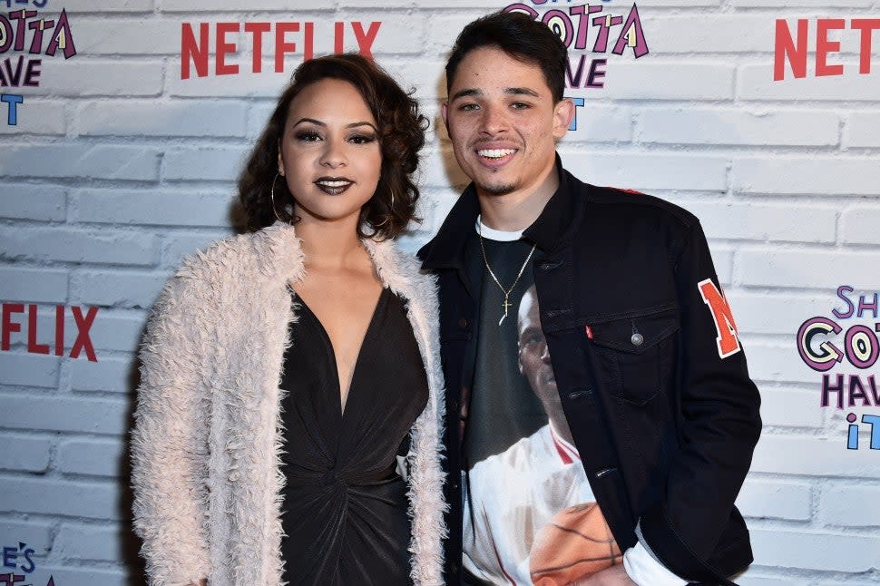 Jasmine Cephas Jones and Anthony Ramos She's Gotta Have It Premiere 2017