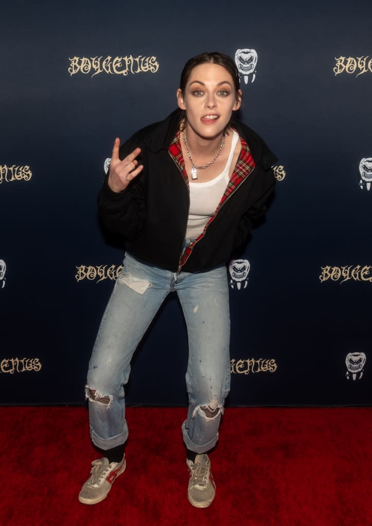 Kristen Stewart at boygenius 'the film' held at El Rey Theatre on March 30, 2023 in Los Angeles, California.